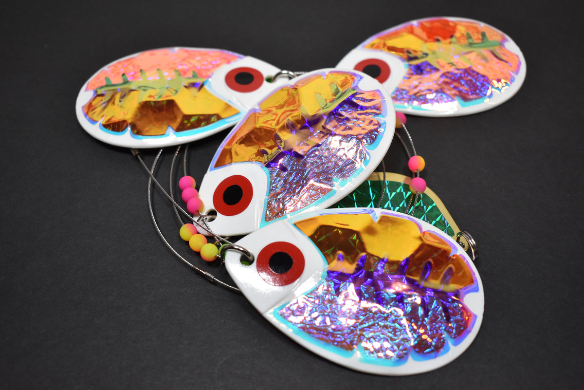 UV Glow Orange Juice 4 Blade Cowbells