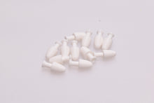 Load image into Gallery viewer, white tapered tail salmon & trout trolling fly skirt head