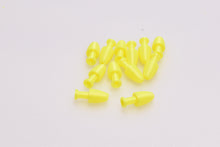 Load image into Gallery viewer, uv yellow tapered tail salmon & trout trolling fly Skirt head