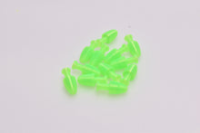 Load image into Gallery viewer, UV green tapered tail salmon & trout trolling fly skirt head