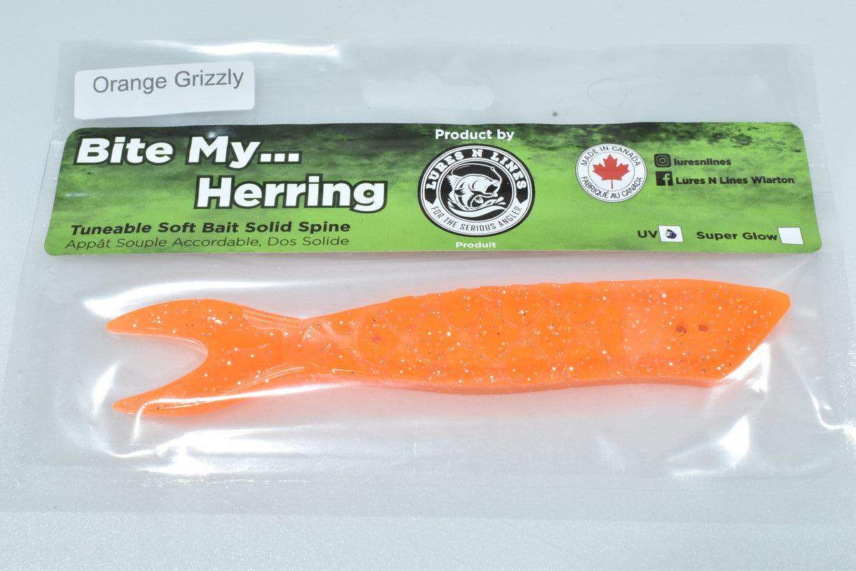 Orange Grizzly UV Bite My Herring