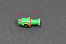 Load image into Gallery viewer, reprap green tapered tail salmon & trout trolling fly Skirt head