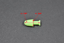 Load image into Gallery viewer, Green Apple Glow green tapered tail salmon & trout trolling fly skirt head