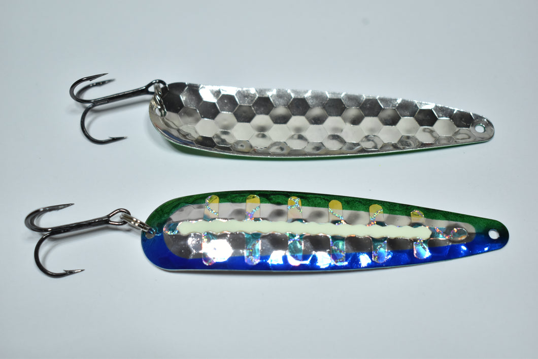 croc fishing lure Green/Blue Croc Glow