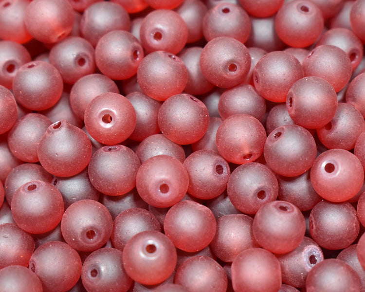 Natural Frosted Roe - Glass Steelhead & Trout Fishing Beads ...