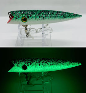 Green splatterback gator bait tackle salmon trout trolling plug j-plug