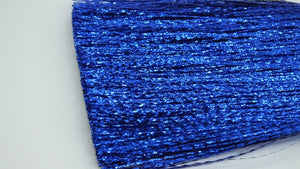 royal blue HI flash 4" banded salmon trout trolling fly mylar tinsel fringe skirt fly tying material