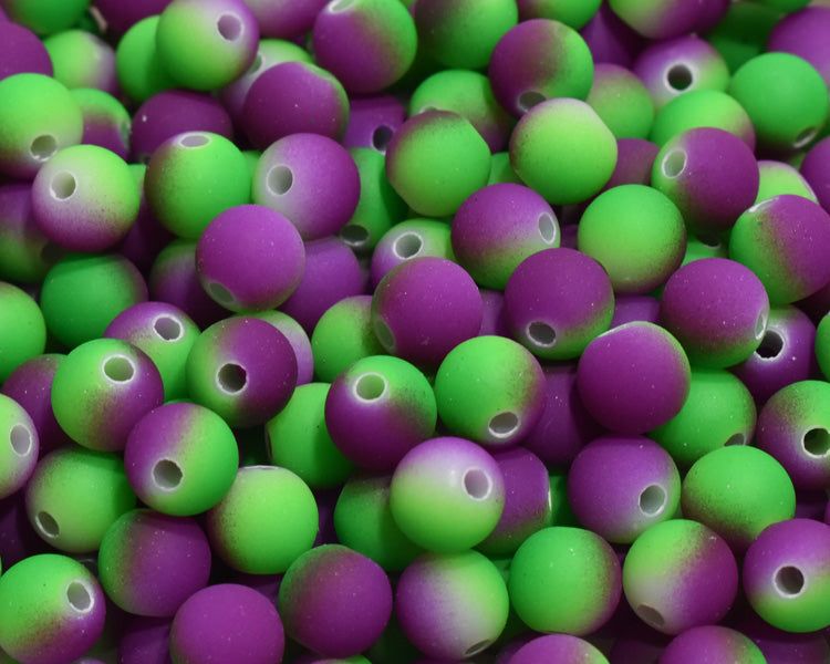 Purple/Green Neon Roe - Steelhead & Trout Fishing Egg Beads