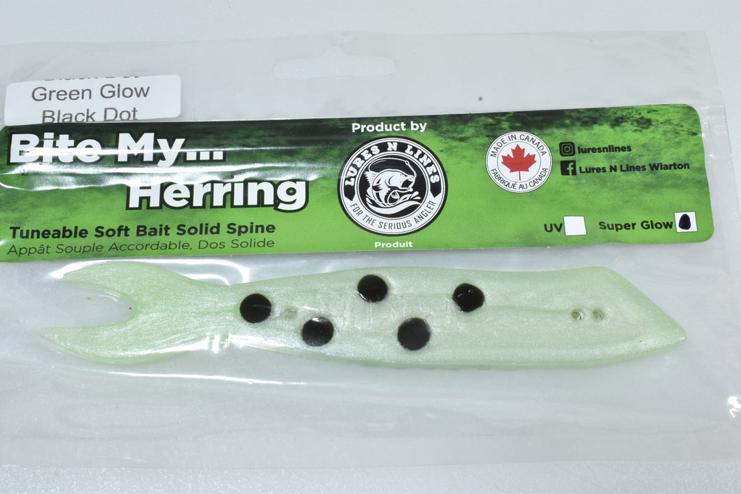 bite my herring artificial salmon trout cut bait