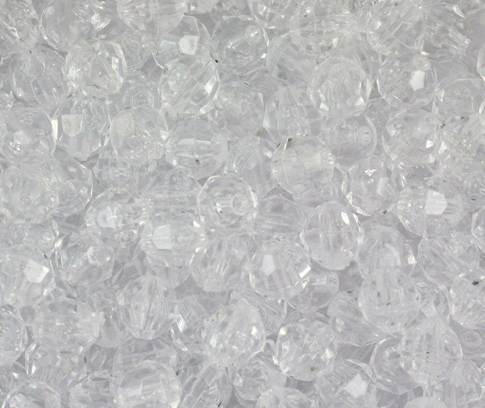 Crystal Faceted Bead - 8mm