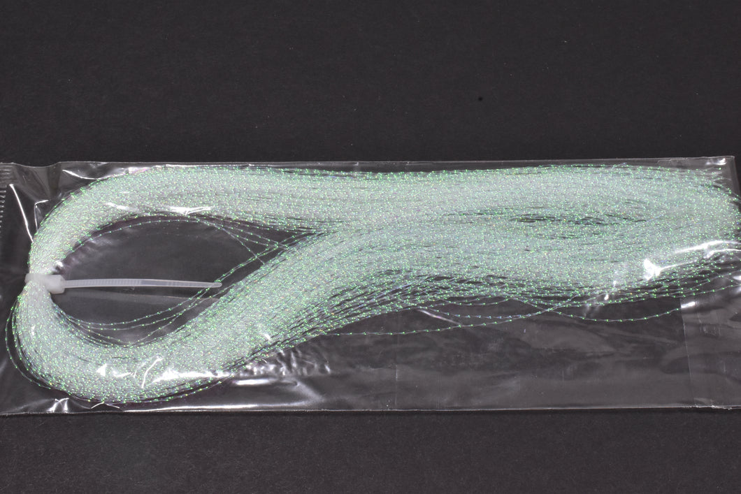 twisted crystal flash holographic mylar fly tying
