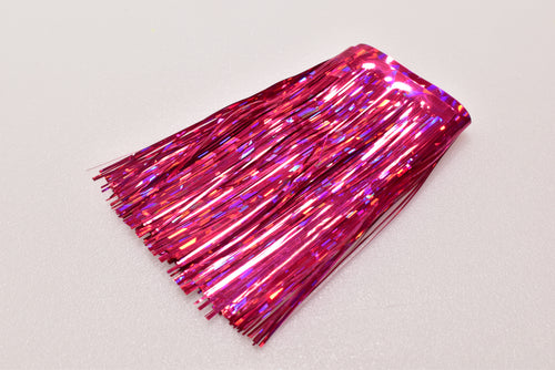 holographic Fuchsia Kaleidescope salmon trolling fly mylar skirt material