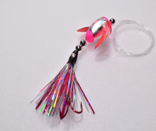 Load image into Gallery viewer, double trouble uv pink lake trout spin-n-glo trolling lure
