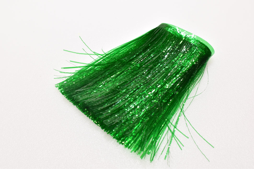 dark green transparent cracked ice ci salmon trolling fly skirt material