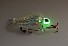 Load image into Gallery viewer, high percentage mirage uv jelly fish glow big eye salmon trolling fly
