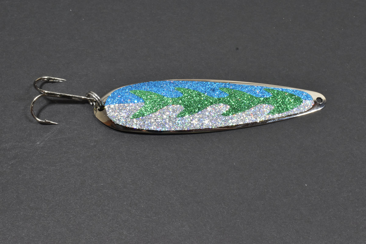Solar Flare Seedweed - Hyper Vis Hyperspoonz Trolling Spoon ...