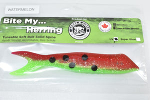 bite my herring artificial salmon trout cut bait
