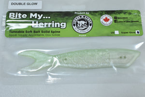 bite my herring artificial salmon trout cut bait