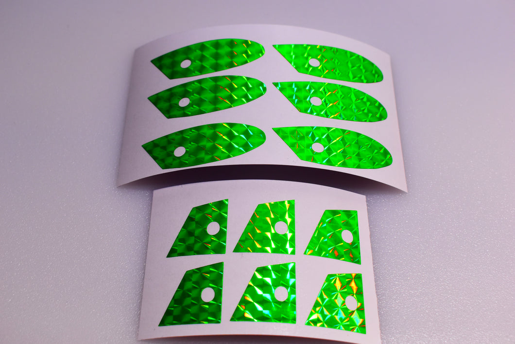 Holographic Fluorescent Green - Meat Head Tape
