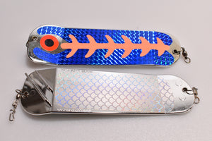Blue Croc - 8" Double Finned Flasher