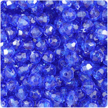 Load image into Gallery viewer, Dark Sapphire Faceted Bead - 8mm
