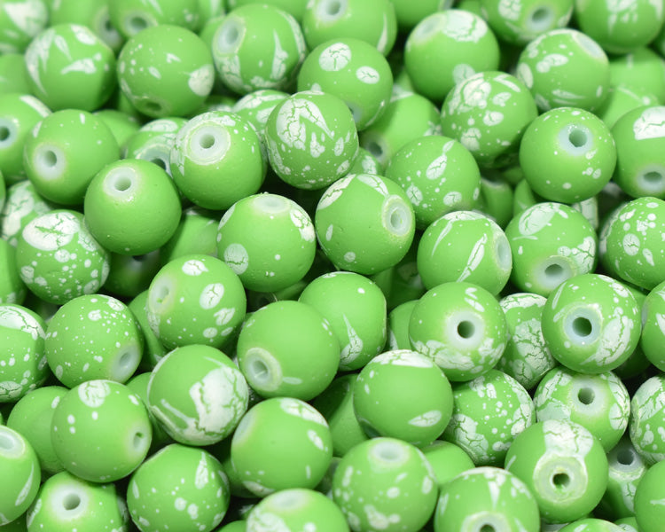 Green Pear Roe - Glass Steelhead & Trout Egg Beads