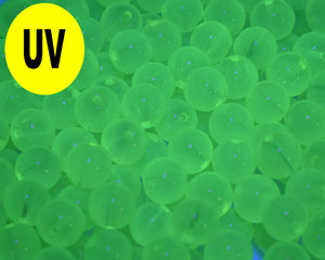 Chartreuse Roe UV - Glass Steelhead & Trout Beads