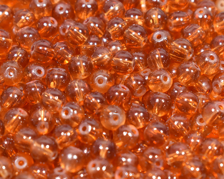 Caramel Jelly Roe - Glass Steelhead & Trout Beads