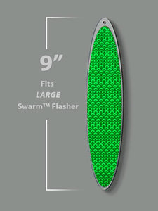 wigglefin swarm flasher system 9" large blade