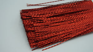 4" Banded mylar salmon trolling fly 4" banded bandaboo skirt fringe fly material